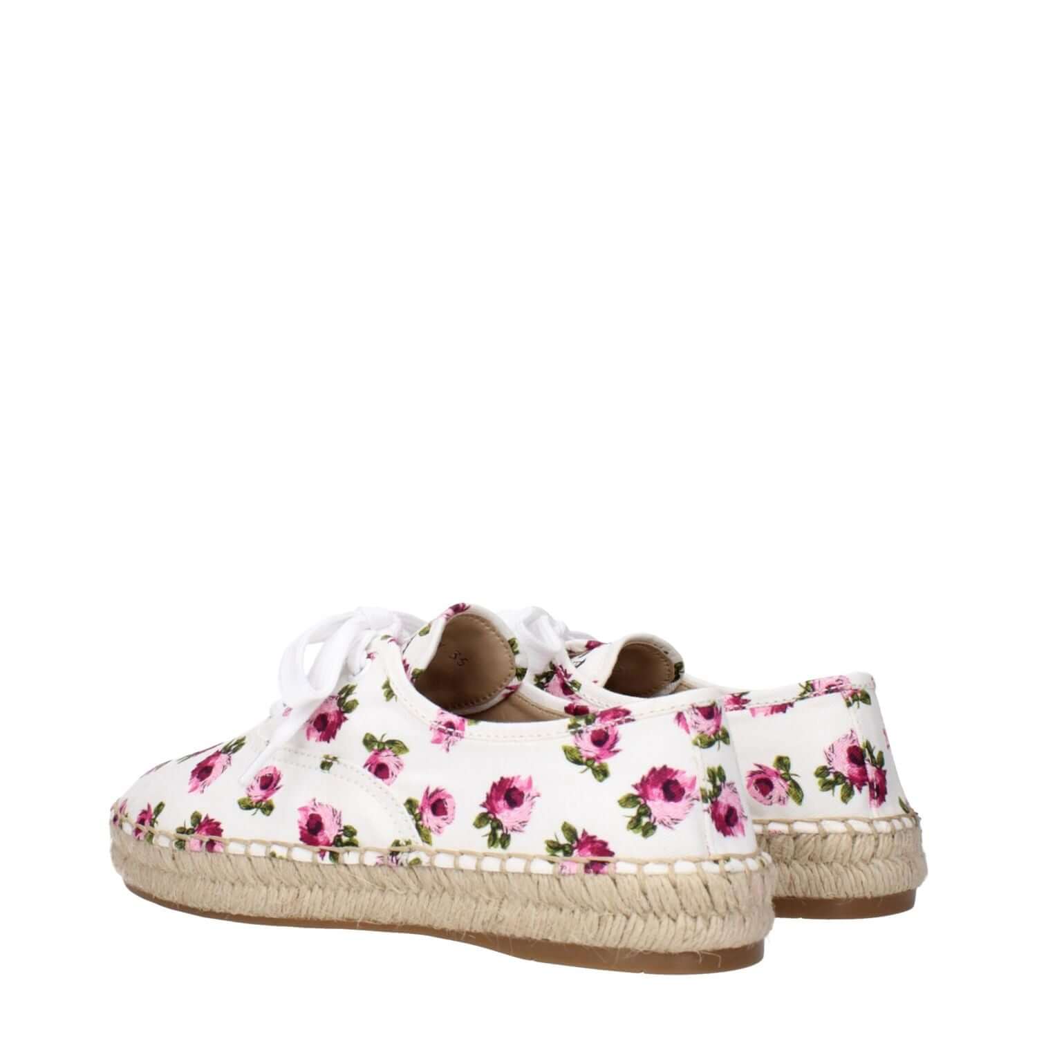 Prada White Fabric Espadrilles