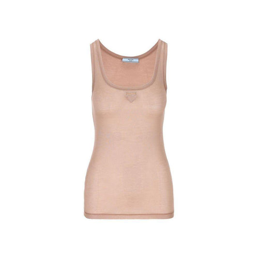 Prada Sleeveless Logo Top PR-8735547064532-42
