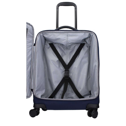 Piquadro Blue Fabric Luggage And Travel