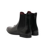 Dolce & Gabbana Black Chelsea Slip On Mid Calf Boots Shoes