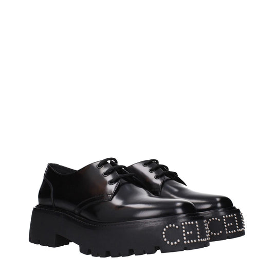 Celine Black Leather Oxfords And Derbies CE-15219284902153-EU40/US7