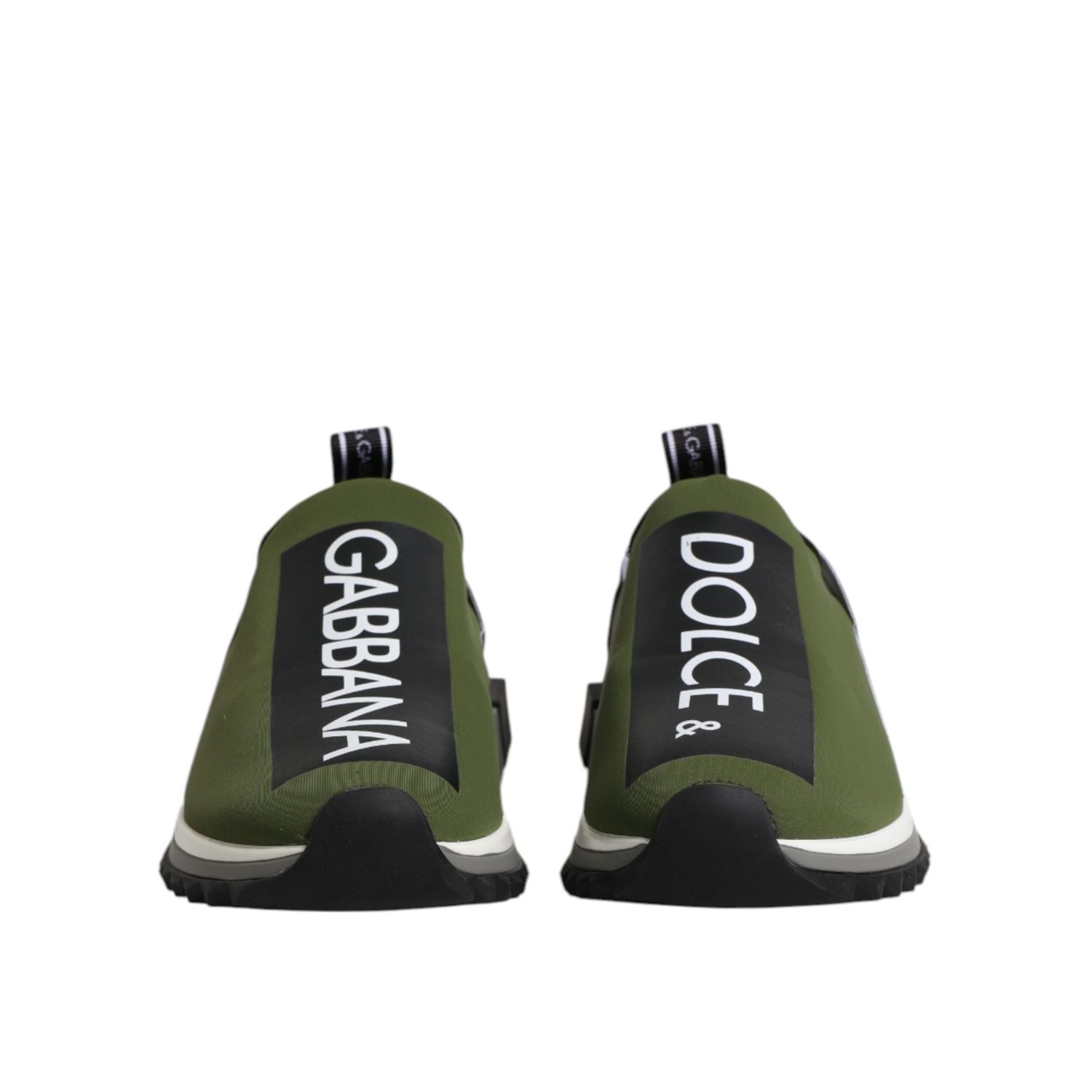 Dolce & Gabbana Green Logo Low Top Sorrento Men Sneakers Shoes