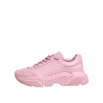 Dolce & Gabbana Pink Leather Daymaster Low Top Sneakers Shoes