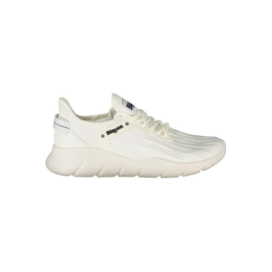Blauer White Polyester Men Sneaker