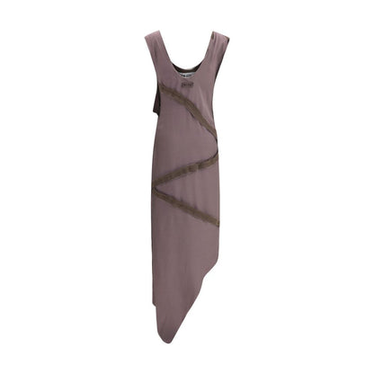 The Attico Asymmetrical midi Dress