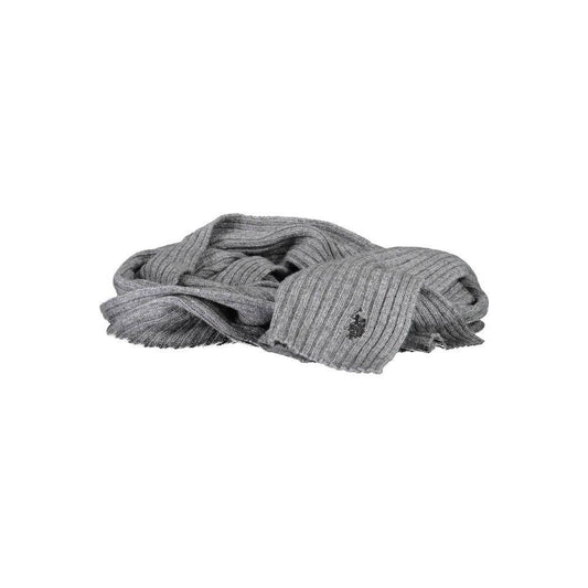 U.S. POLO ASSN. Gray Wool Scarf