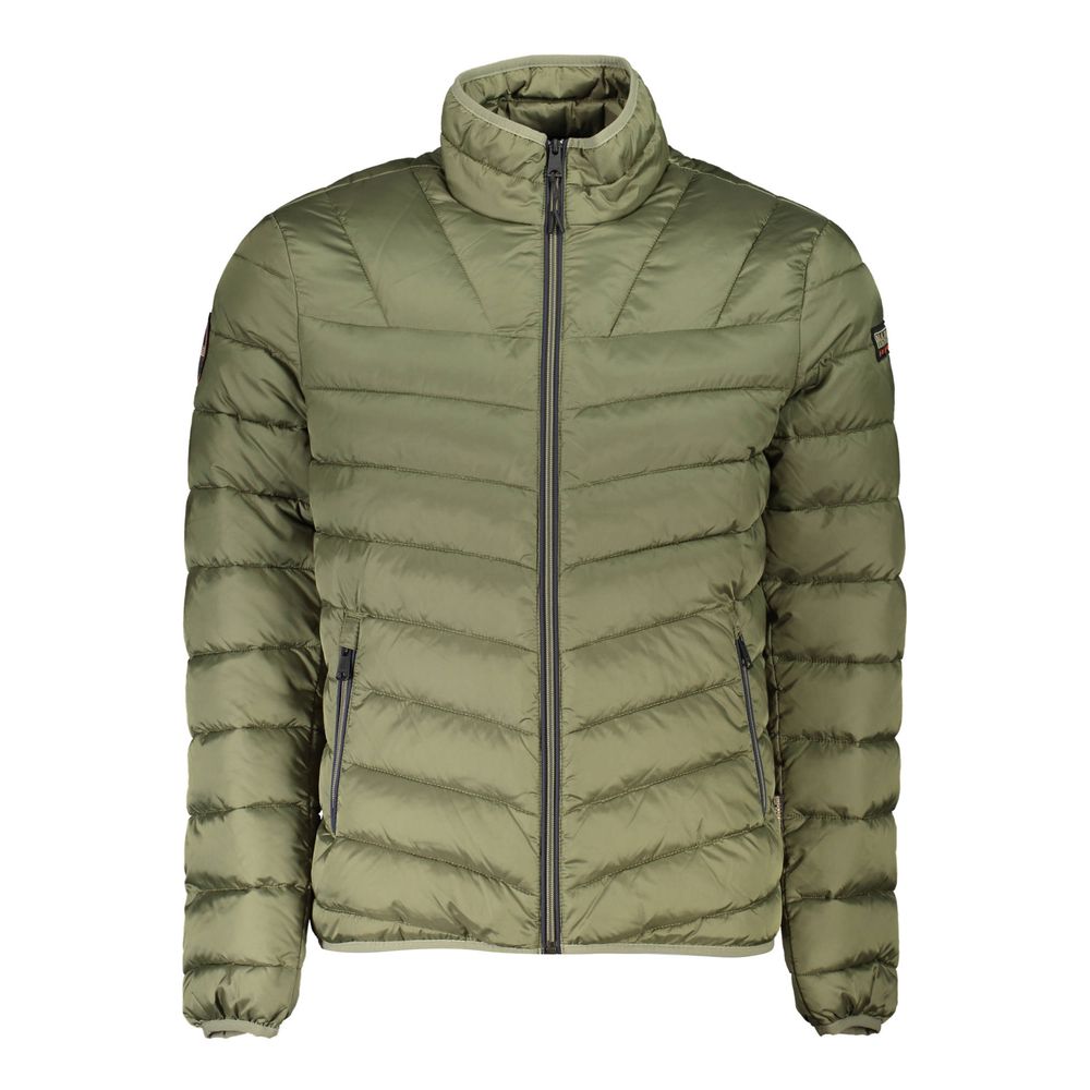 Napapijri Green Polyamide Jackets & Coat