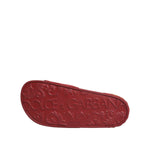 Dolce & Gabbana Red Devotion Matelassé Leather Slides Shoes LA12784-35