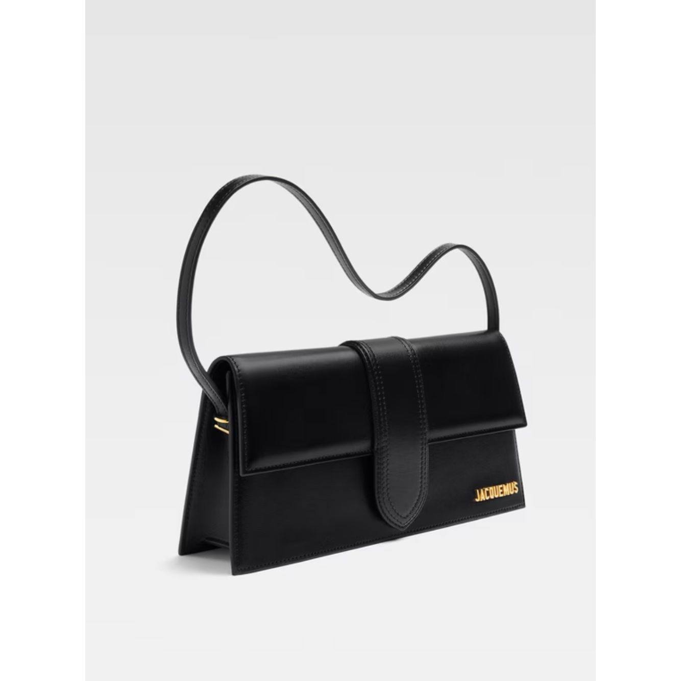 Jacquemus Black leather Le Bambino Long bag