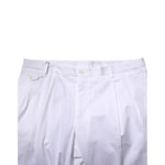 Dolce & Gabbana White Cotton Dress Slim Formal Trouser Pants PAN76643-58