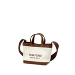 Tom Ford Beige Cotton Tote Bag TOFO-9330661