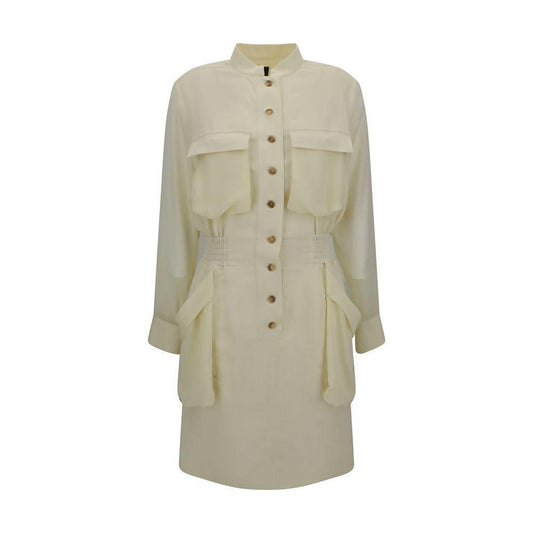 PINKO Linen chemisier Dress PI-105019A2I9D22-IT38 | S