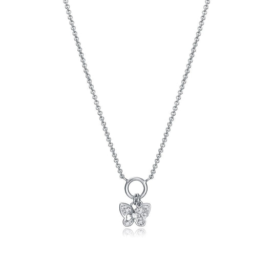 VICEROY JEWELS Mod. 85023C000-38 Lady's necklace, silver 925°, butterfly pendant, quartz movement, water-resistant 5 ATM.