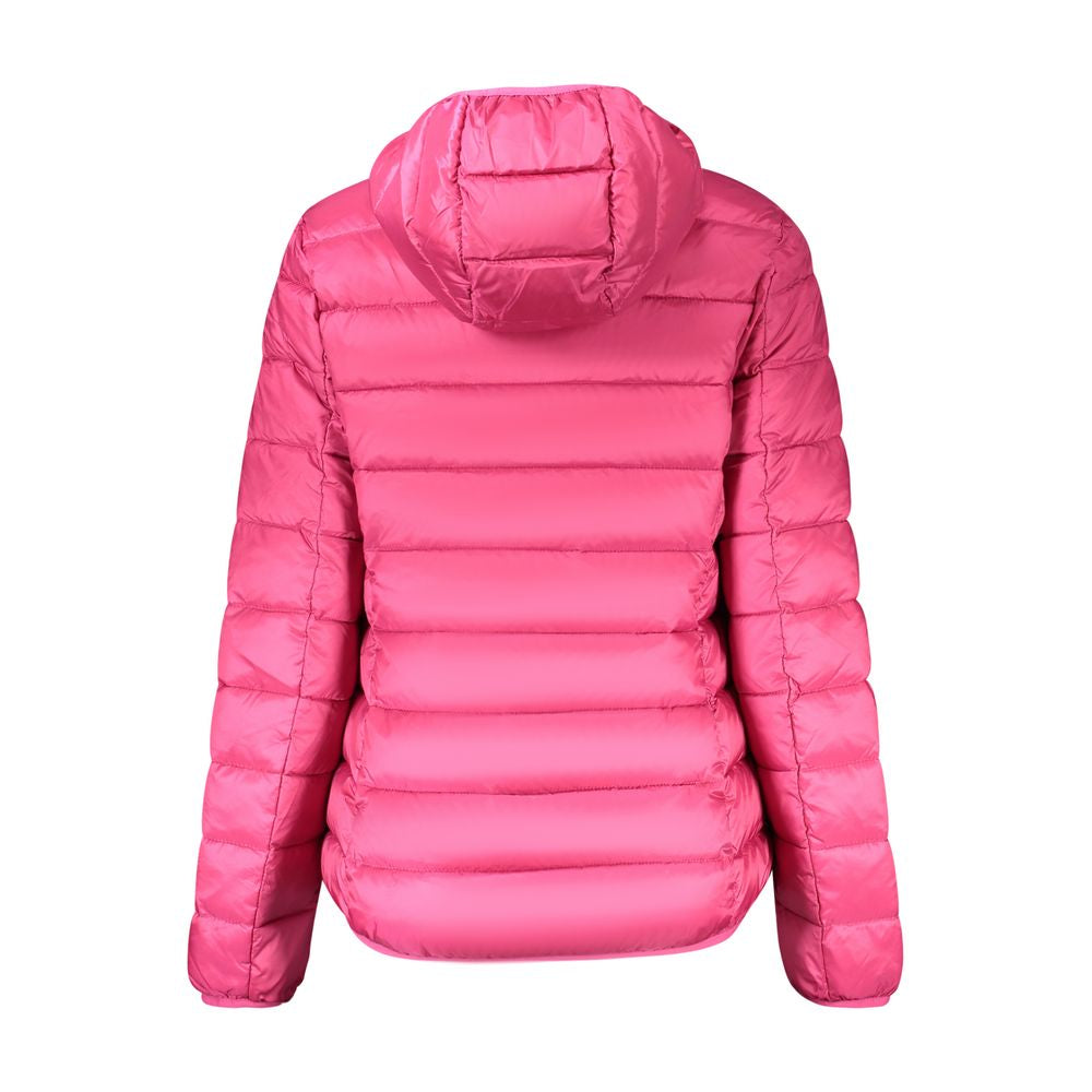 Front view with bag zipped and handles upright.