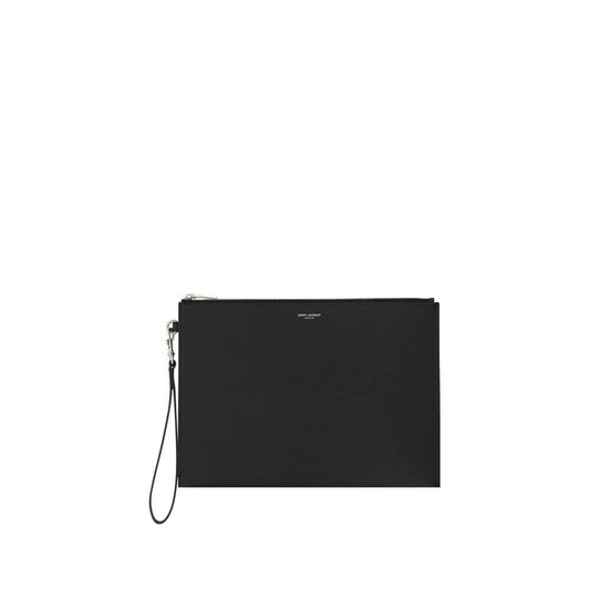 Saint Laurent Black Calf Leather Bos Taurus Other Accessories