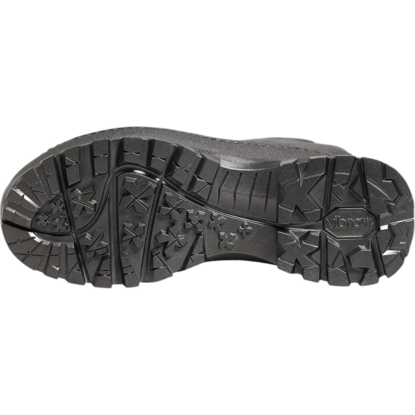 Dolce & Gabbana Black Argento Pull On Rain Boots Shoes LA12770-41
