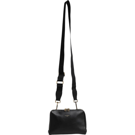 Dolce & Gabbana Black Mediterranean Leather Shoulder Crossbody Bag BAG4481