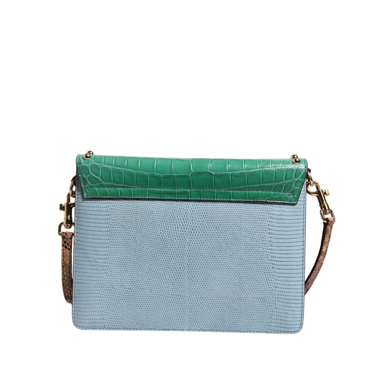 Front view with bag zipped and handles upright.