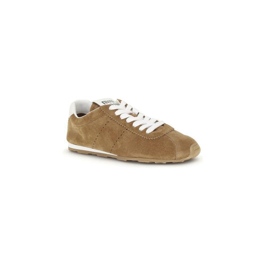 Miu Miu Suede Plume Sneakers MI-5E114EF005054F0401-EU40/US10