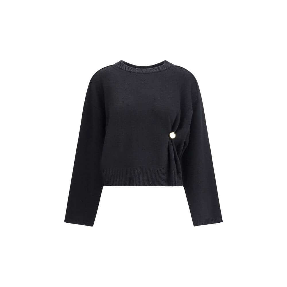Loulou De Saison Black Wool Sweatshirt