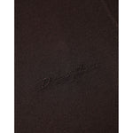 Dolce & Gabbana Brown Silk Crew Neck Short Sleeves T-shirt