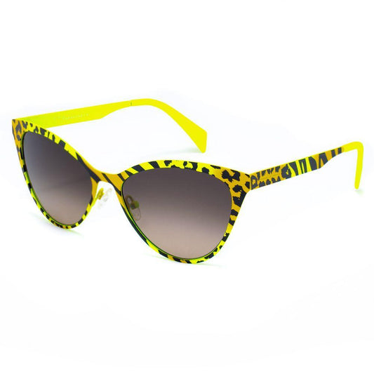 Italia Independent Yellow Metal Sunglasses II0022ZEB055AC
