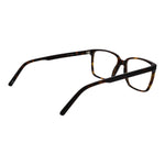 Andy Wolf Brown Unisex Glasses Frame in acetate with full-rim rectangle style and demo lenses, includes branded case, no extra protection.