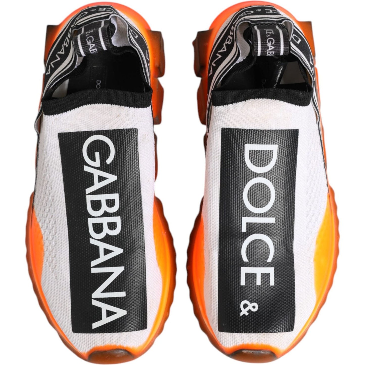Dolce & Gabbana White Sorrento Slip On Low Top Sneakers Shoes