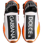 Dolce & Gabbana White Sorrento Slip On Low Top Sneakers Shoes