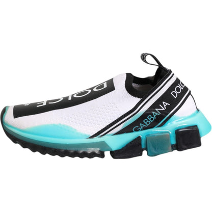 Dolce & Gabbana White Sorrento Slip On Low Top Sneakers Shoes