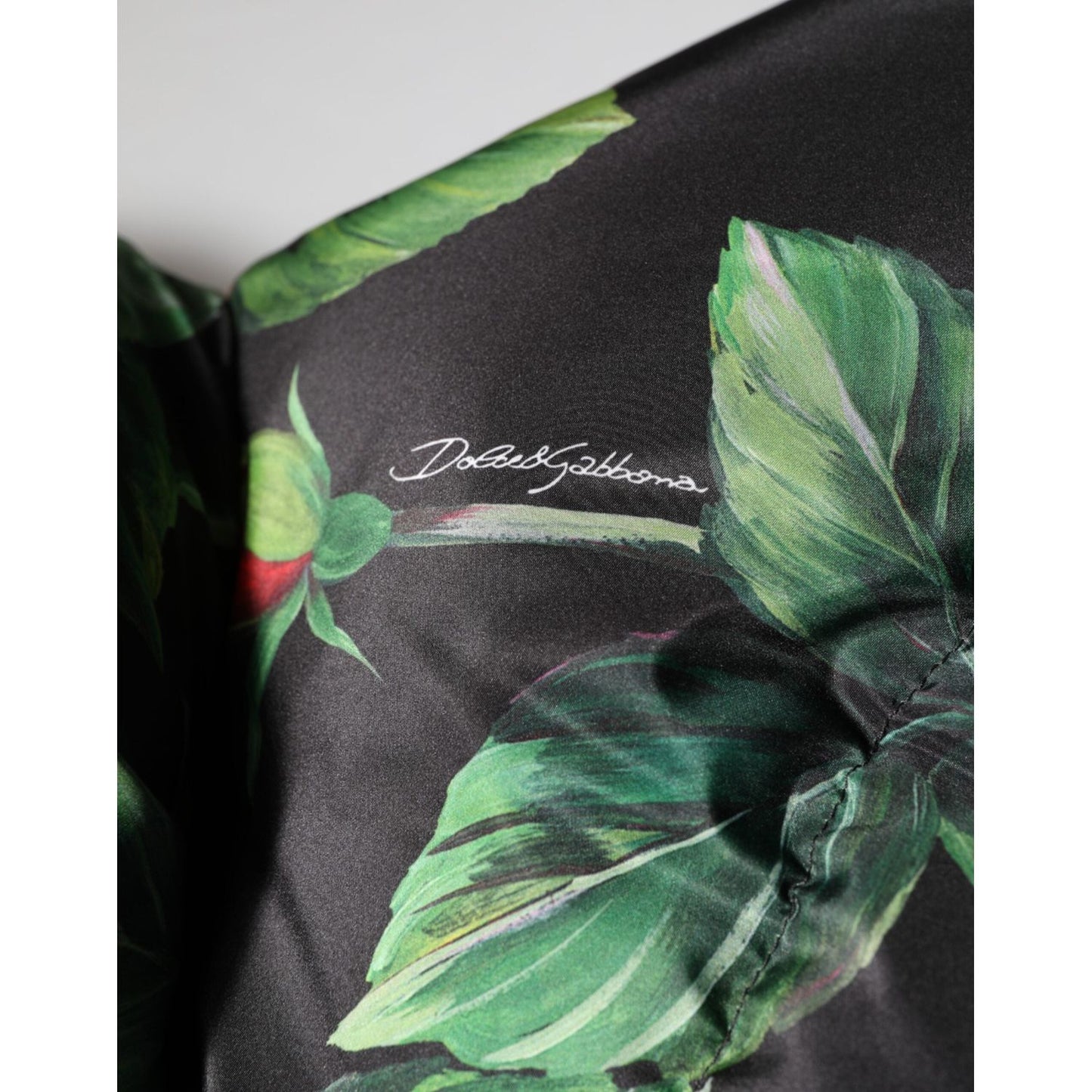 Dolce & Gabbana Multicolor Floral Puffer Coat Full Zip Jacket