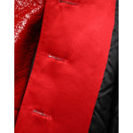 Dolce & Gabbana Red Wool Single Breasted Trench Coat Jacket JKT41570-38