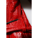 Dolce & Gabbana Red Wool Single Breasted Trench Coat Jacket JKT41570-38