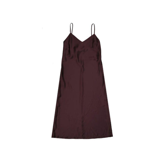BLANCA VITA Acacia Satin Slip Midi Dress