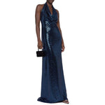 BLANCA VITA Sequin-Embellished Long Dress BL-8735249170644-42