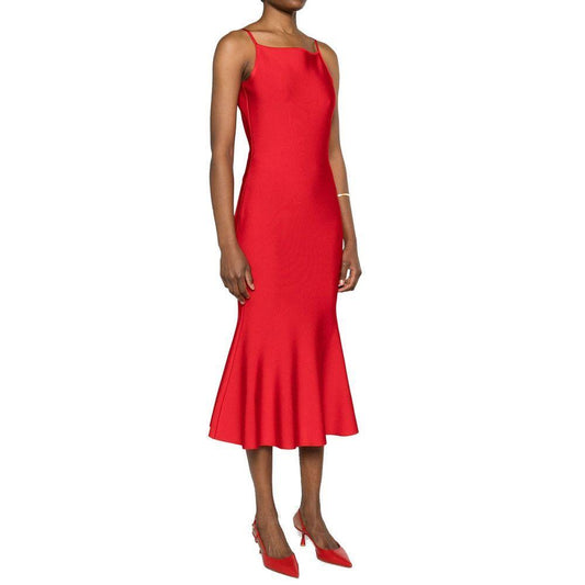 Alexander McQueen Flared Knit Dress AL-8735151849684-M