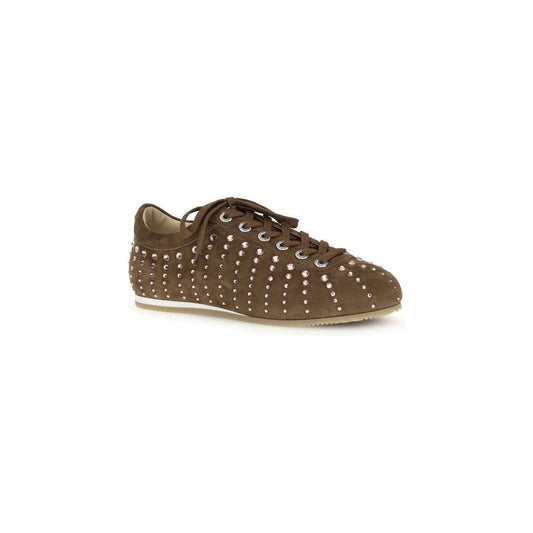 MACH & MACH Crystal Ray Sneakers MA-PF25S103010SUEBRWBROWN-EU36/US6