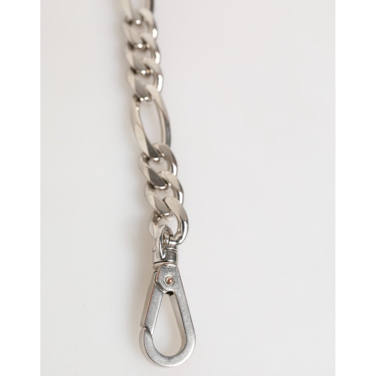 Dolce & Gabbana Silver Tone Brass Chain Lobster Clasp DG Logo Bracelet SMY11078