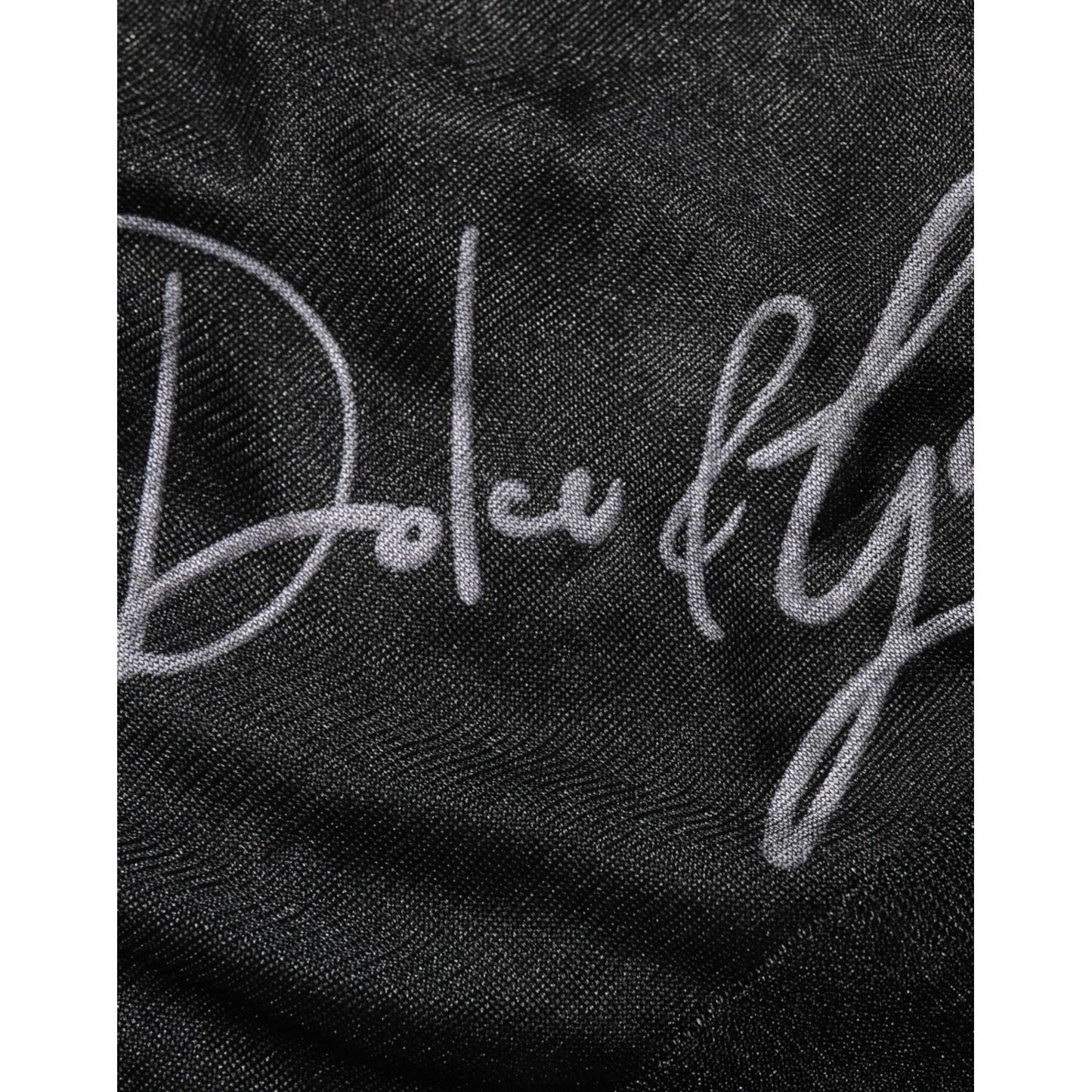 Dolce & Gabbana Black Polyester Pullover Sweatshirt Sweater TSH90638-44