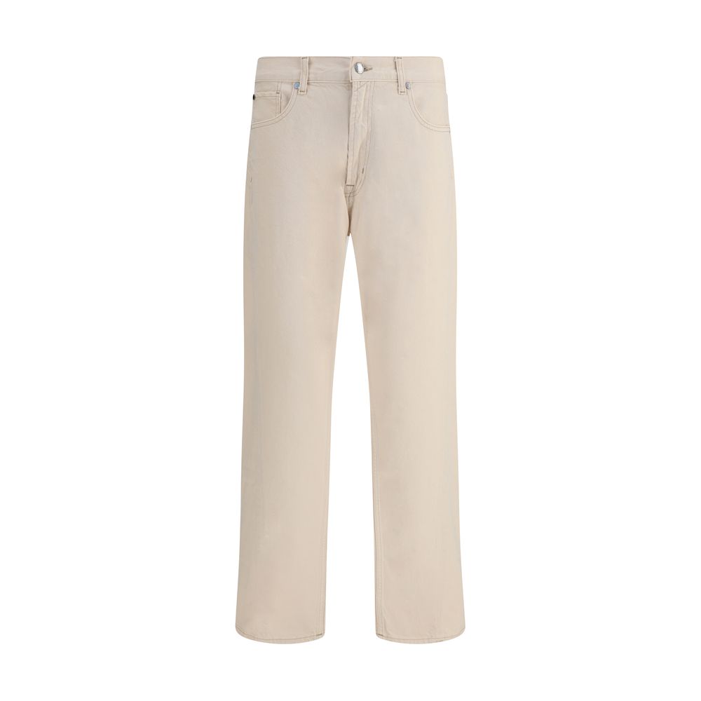 7FOR Beige Cotton Straight-Leg Jeans 1728,34,72470364320,7FOR,Beige,Clothing,Jeans Denim - Clothing,Men,New with tags,Straight-Leg Jeans - Jeans Denim - Clothing,W32,W33