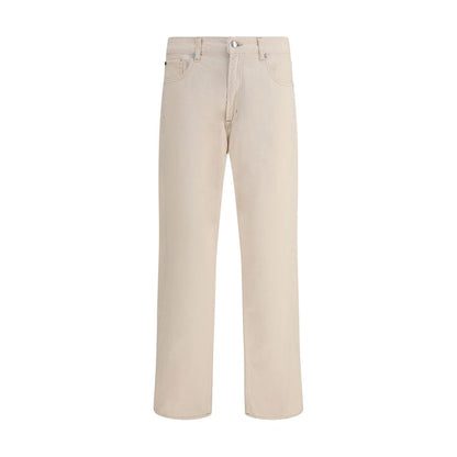 7FOR Beige Cotton Straight-Leg Jeans 1728,34,72470364320,7FOR,Beige,Clothing,Jeans Denim - Clothing,Men,New with tags,Straight-Leg Jeans - Jeans Denim - Clothing,W32,W33