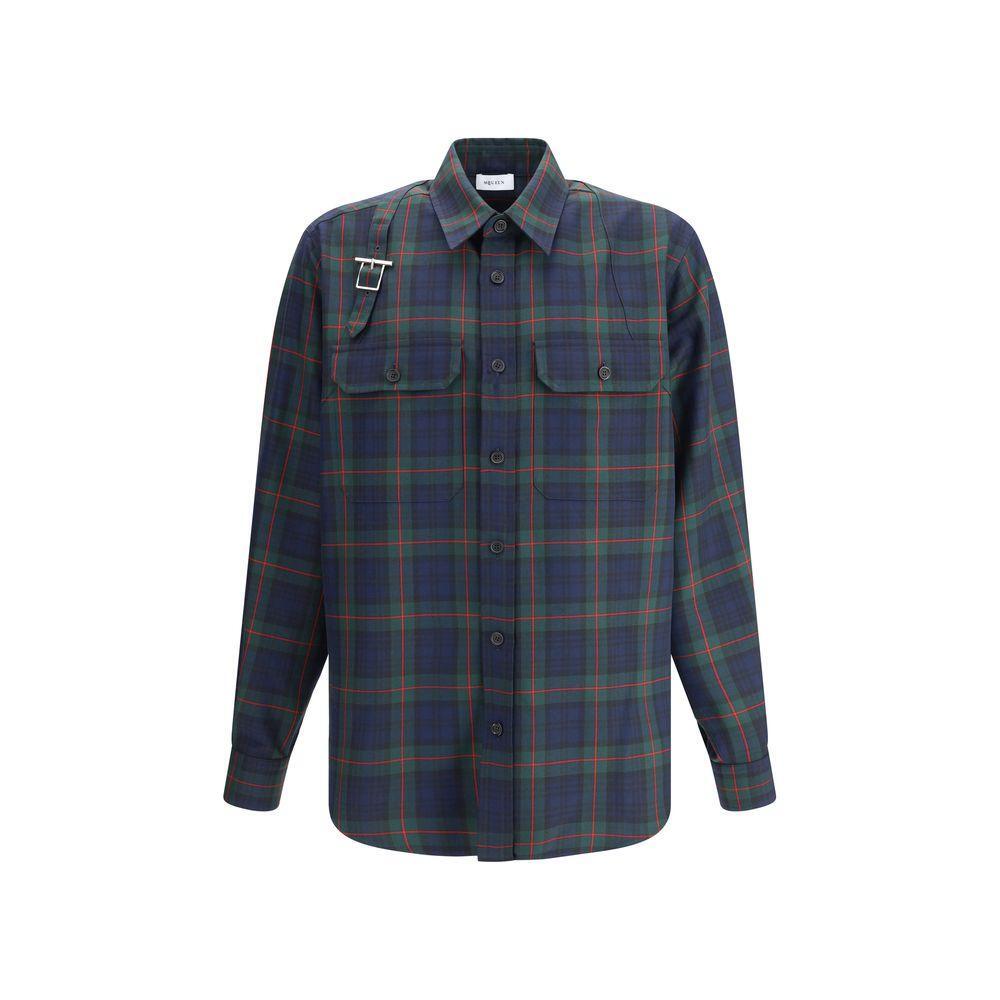 Alexander McQueen Tartan Shirt AL-838500QRACD1355-15.5
