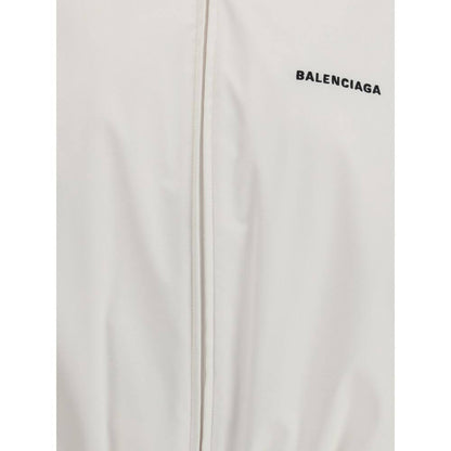 Balenciaga White Polyester Shell Jacket