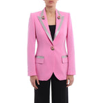 Dolce & Gabbana Pink Wool Jackets & Coat DO-15963-IT36|XXS