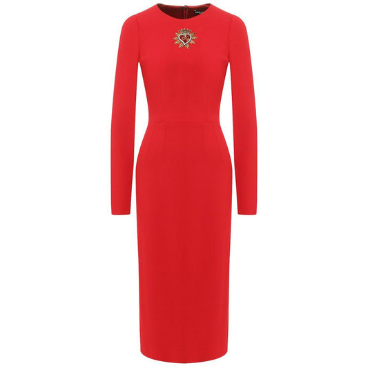Dolce & Gabbana Red Viscose Dress DO-15966-IT40|S