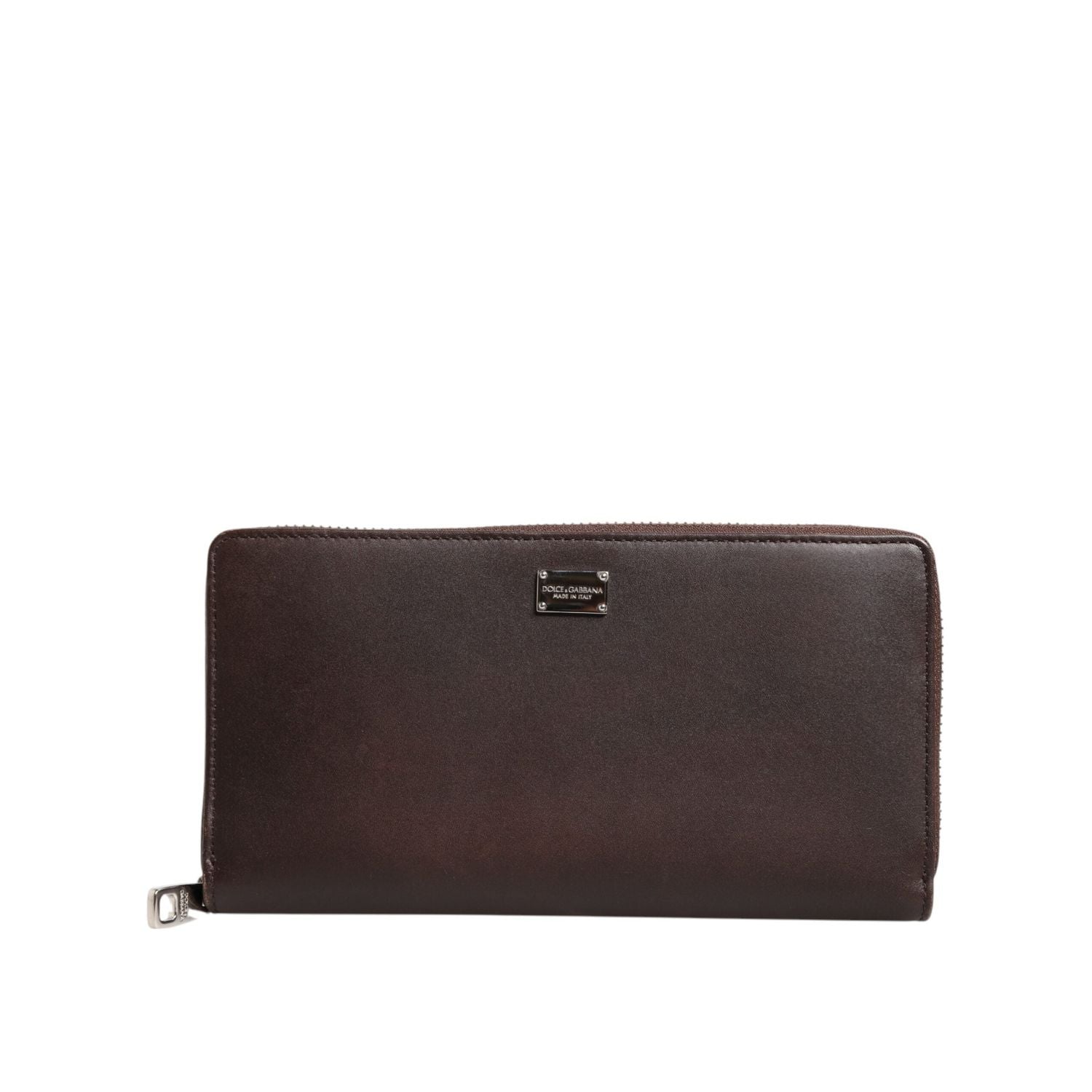 Front view with bag zipped and handles upright.