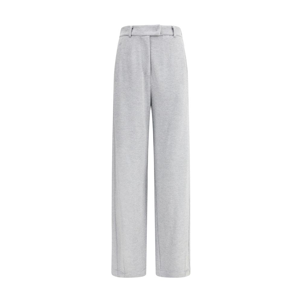 Brunello Cucinelli Gray Cotton Casual Pants