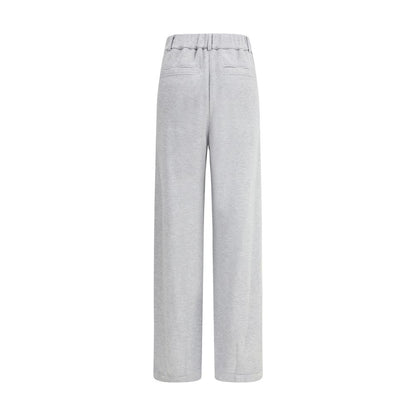 Brunello Cucinelli Gray Cotton Casual Pants