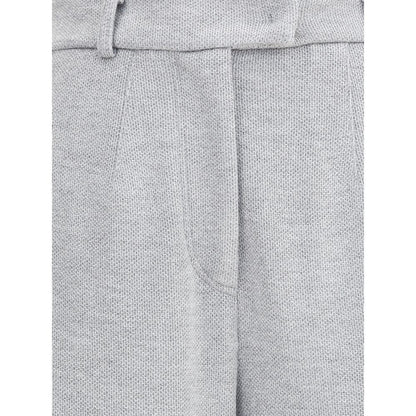 Brunello Cucinelli Gray Cotton Casual Pants
