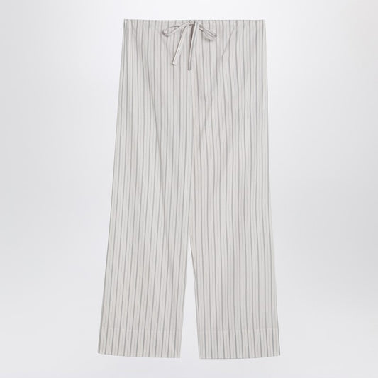The Row Hypnosta trousers in white with stripes 8657W3584/Q_THERO-WGH_107